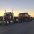 Truck06 Hauling A Cat 336 Excavator In Delta